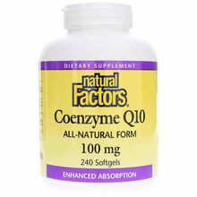 Coenzyme Q10 100 Mg, 240 Softgels, by Natural Factors