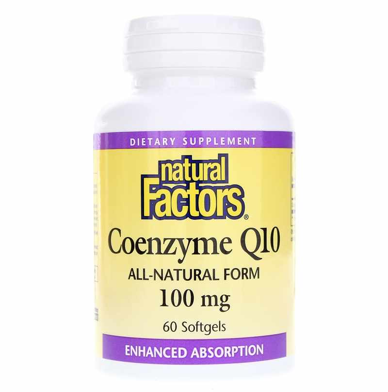 Coenzyme Q10 100 Mg, 60 Softgels, by Natural Factors