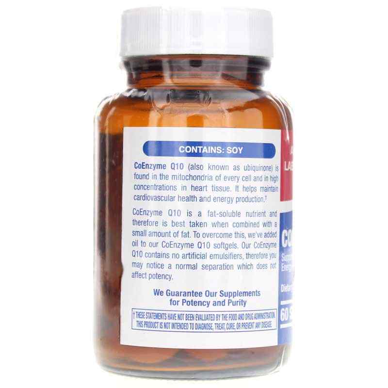 Coenzyme Q10 200 Mg, 60 Softgels, by Anabolic Laboratories, image #3