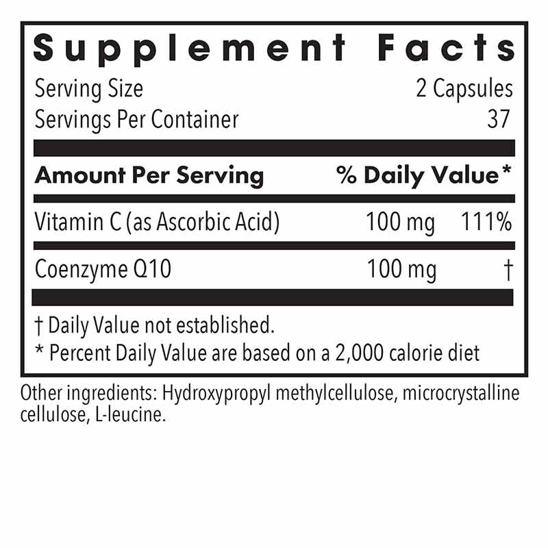 Coenzyme Q10 50 Mg with Vitamin C, by Allergy Research Group, image #3