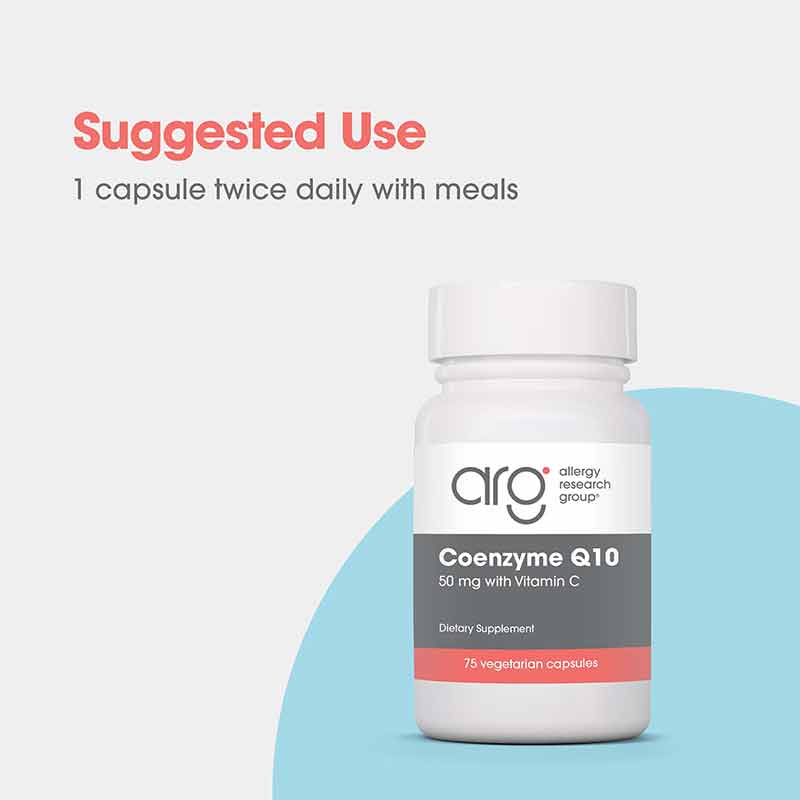 Coenzyme Q10 50 Mg with Vitamin C, by Allergy Research Group, image #4