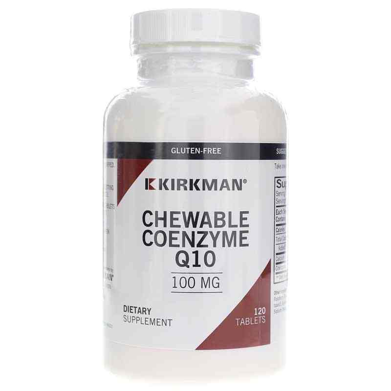 Coenzyme Q10 Chewable 100 Mg with Stevia, by Kirkman