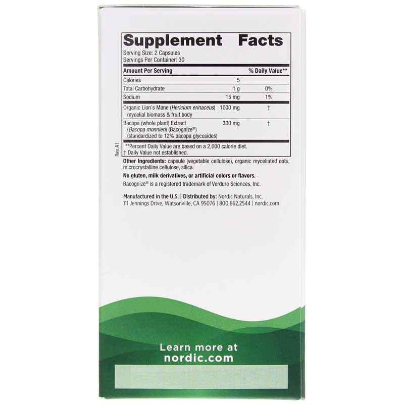 Cognition Mushroom Complex, by Nordic Naturals, image #2