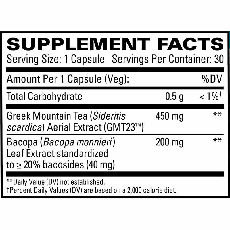 Cognitive Health Plus, 30 Capsules, by EuroMedica, image #3