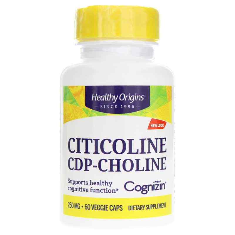 Cognizin Citicholine 250 Mg, 60 Veg Capsules, by Healthy Origins