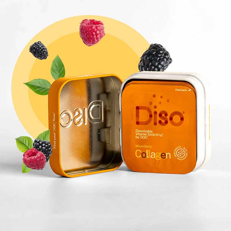 Collagen, Mixed Berry, 30 Strips, by Diso
