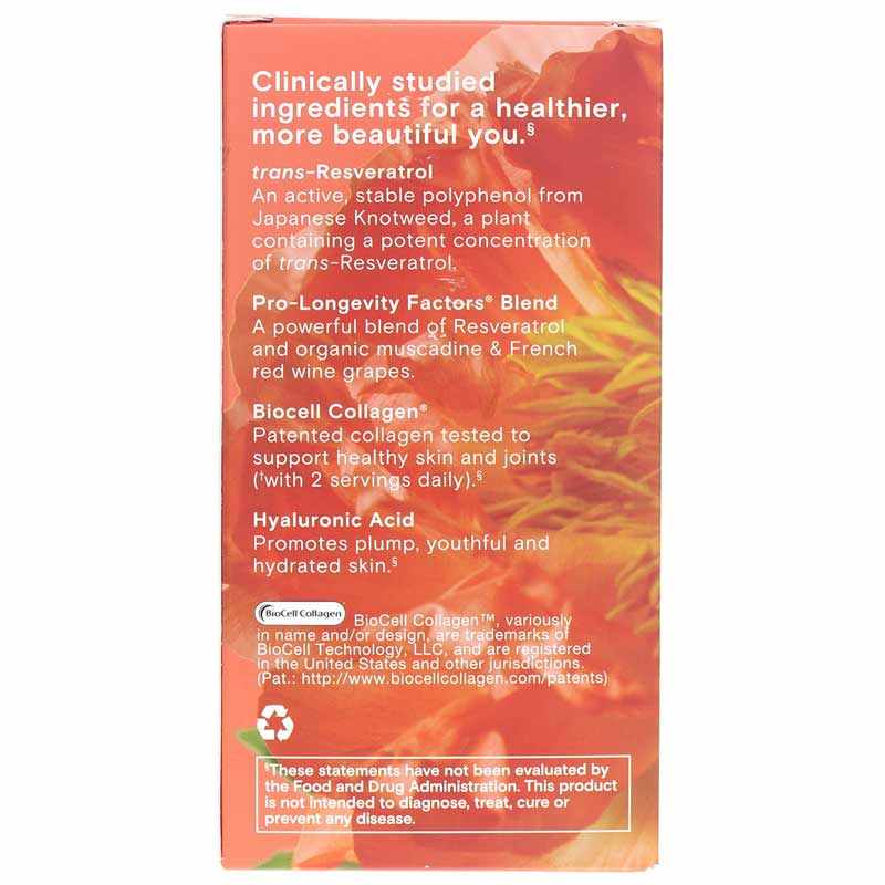 Collagen Booster with Hyaluronic Acid & Resveratrol, 120 Capsules, by Reserveage Nutrition, image #3