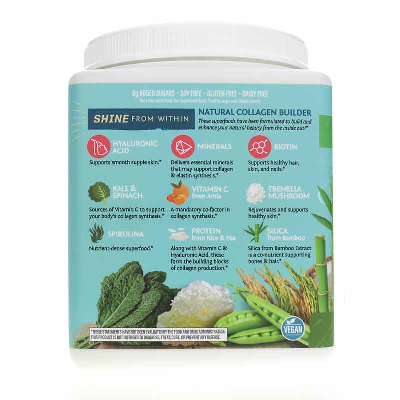 Collagen Building Protein Peptides, Coconut Matcha Latte, by Sunwarrior, image #4