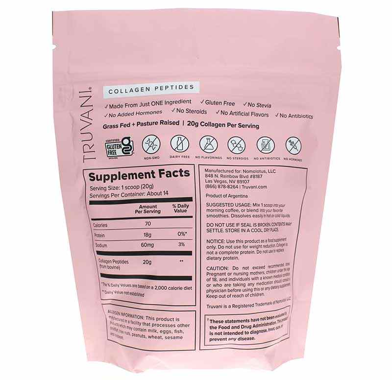 Collagen Peptides, 14 Servings, by Truvani, image #2