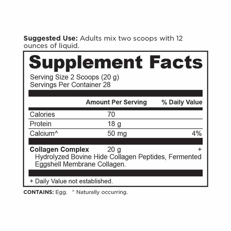 Collagen Peptides Powder, Unflavored, 28 Servings, by Ancient Nutrition, image #2