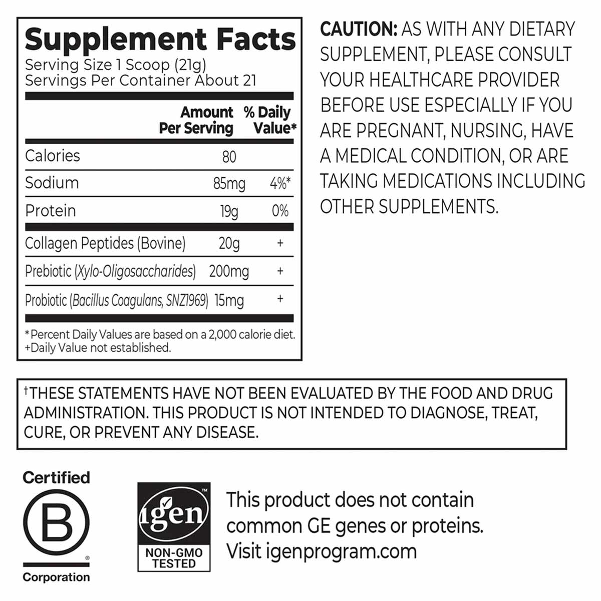 Collagen Peptides + Pre & Probiotics Powder, by Orgain