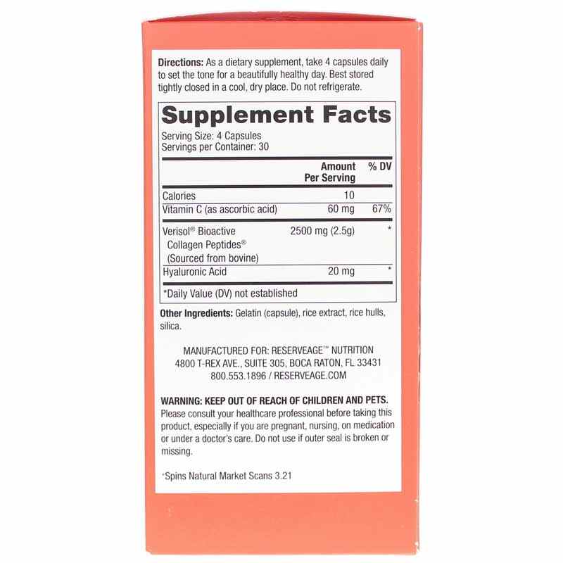 Collagen Replenish Capsules, by Reserveage Nutrition, image #2