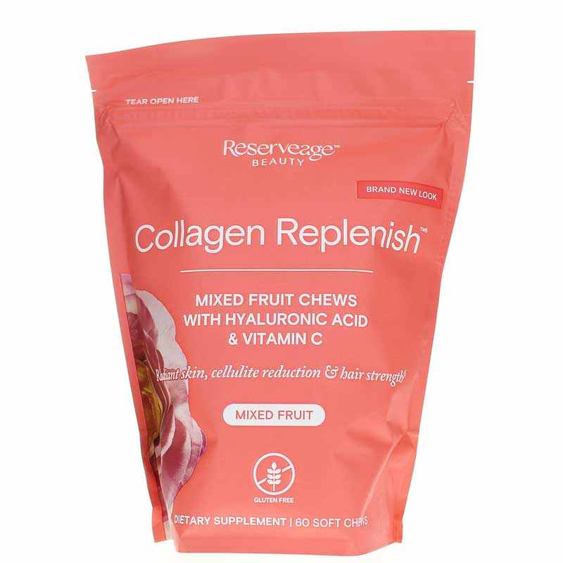 Collagen Replenish Fruit Chews, by Reserveage Nutrition