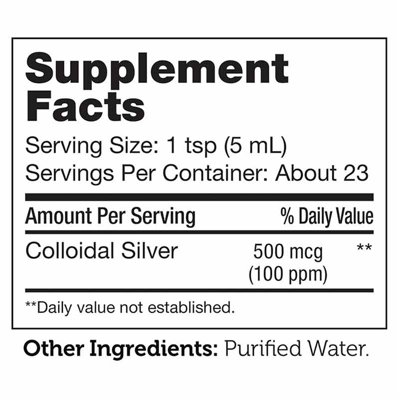 Colloidal Silver, 4 Oz, by Zahler, image #4