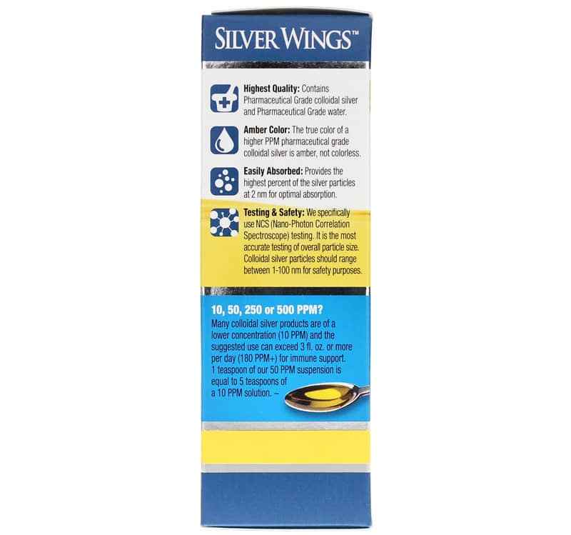 Colloidal Silver Spray 50 PPM, by Natural Path Silver Wings, image #4