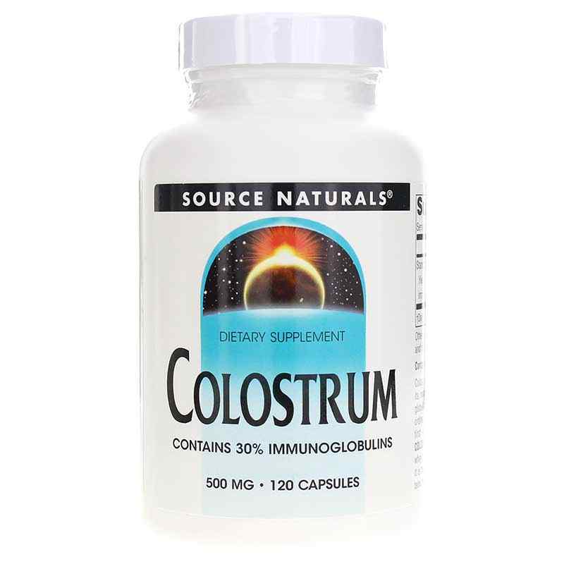 Colostrum 500 Mg, 120 Capsules, by Source Naturals