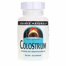 Colostrum 500 Mg, 60 Capsules, by Source Naturals