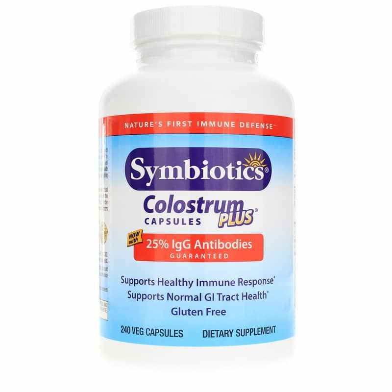 Colostrum Plus Capsules, 240 Veg Capsules, by Symbiotics
