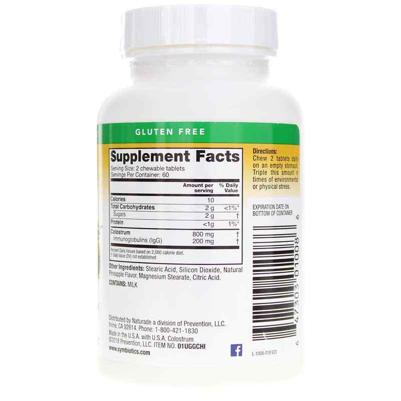 Colostrum Plus Chewables, Pineapple, by Symbiotics, image #2