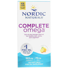 Complete Omega, 120 Softgels, by Nordic Naturals