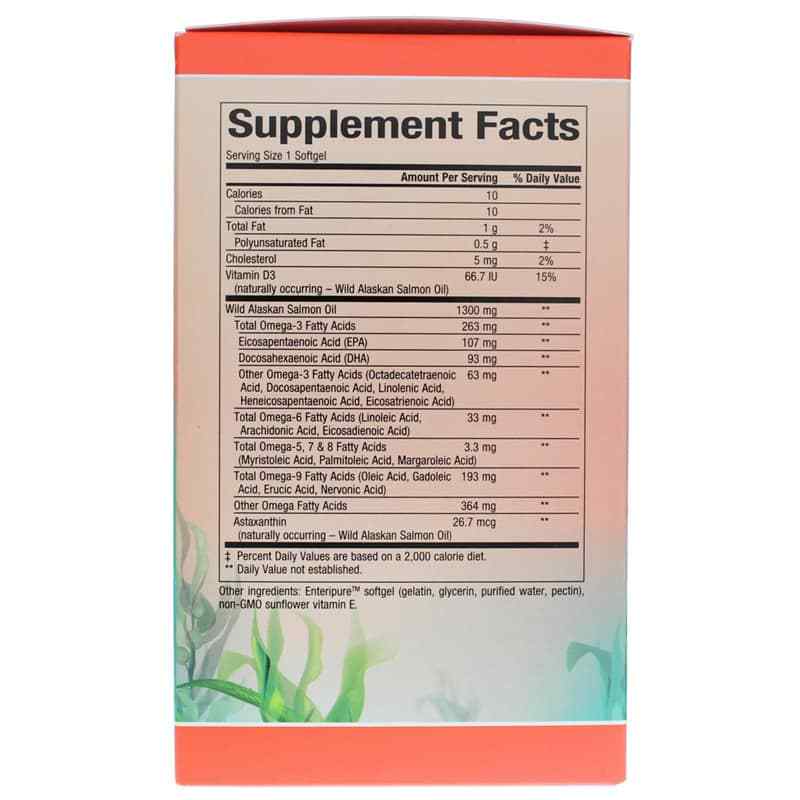 Complete Omega Wild Alaskan Salmon Oil 1300 Mg, by Natural Factors, image #2