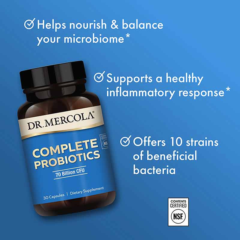 Complete Probiotics 70 Billion CFU, 30 Capsules, by Dr. Mercola, image #4