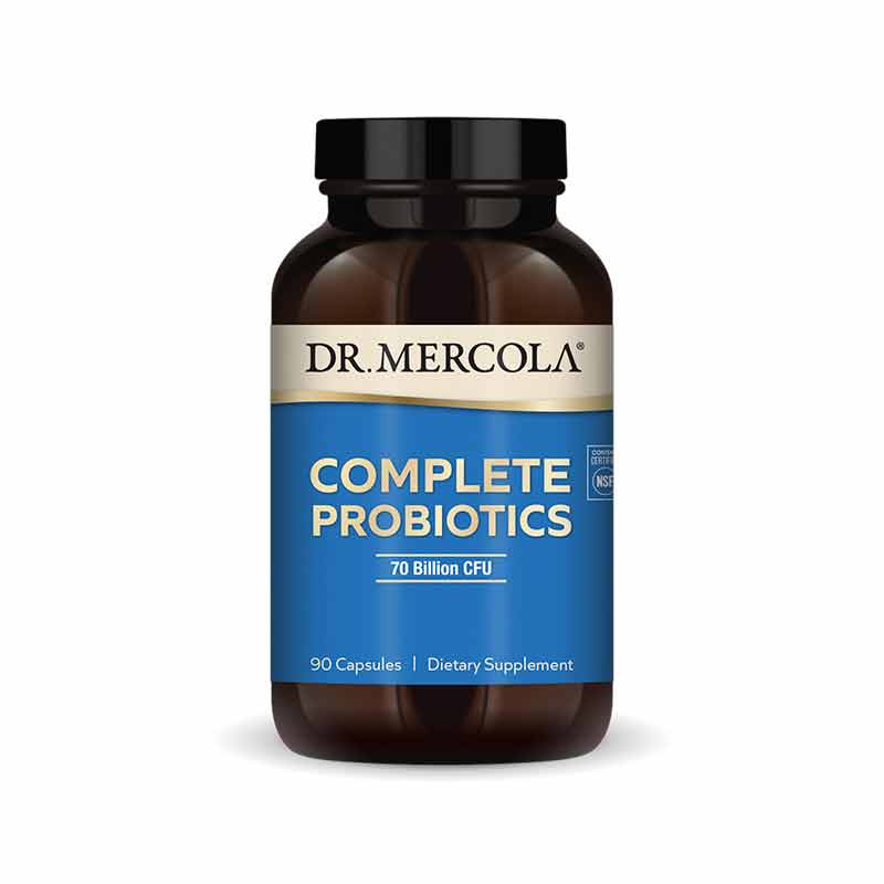 Complete Probiotics 70 Billion CFU, 90 Capsules, by Dr. Mercola