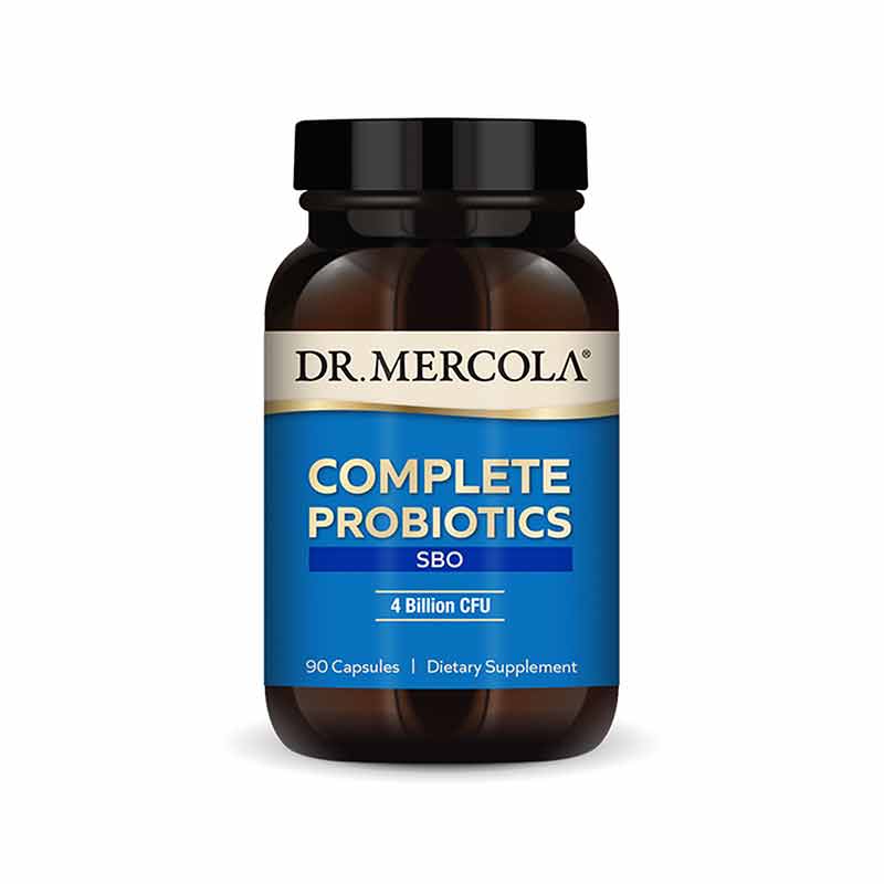 Complete Probiotics SBO 4 Billion CFU, 90 Capsules, by Dr. Mercola