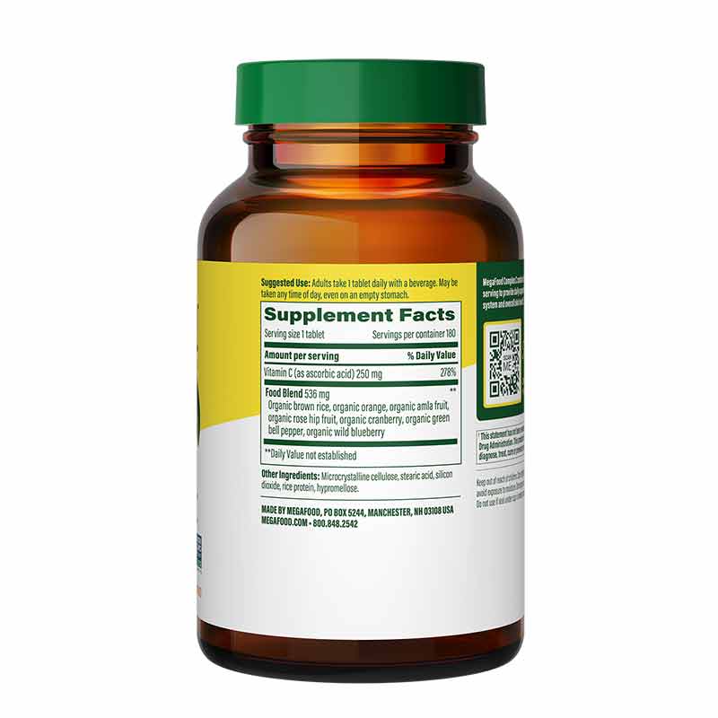 Complex C, 180 Tablets, by Megafood, image #2