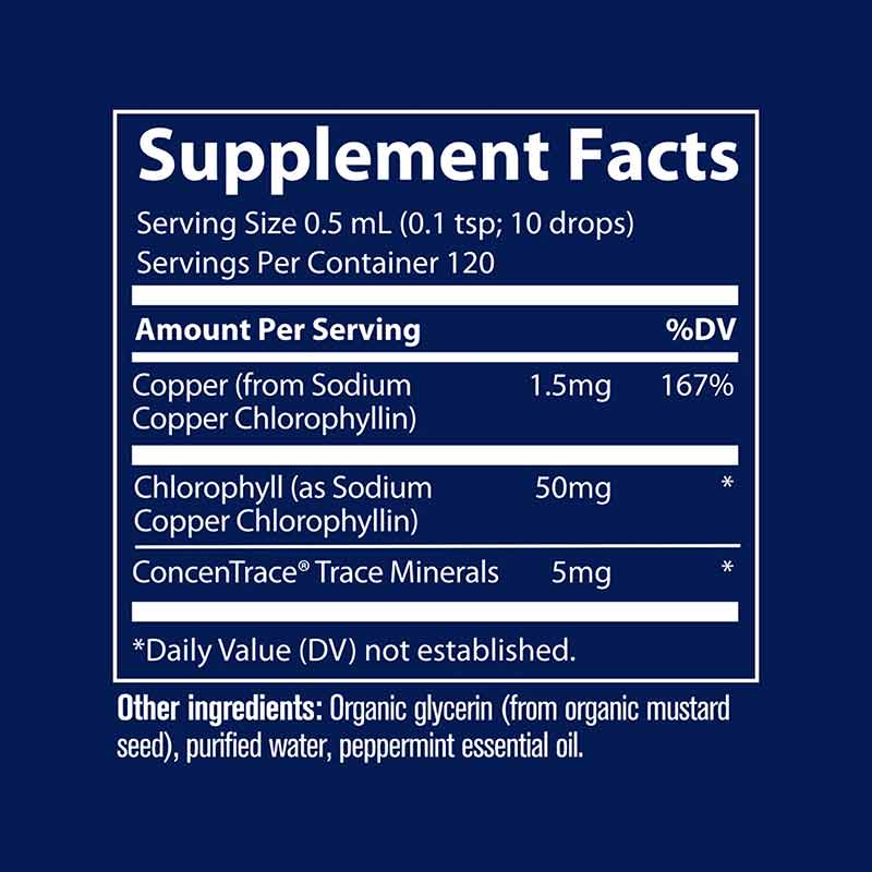 Concentrated Ionic Chlorophyll 6000 Mg, 2 Oz, by Trace Minerals Research, image #2