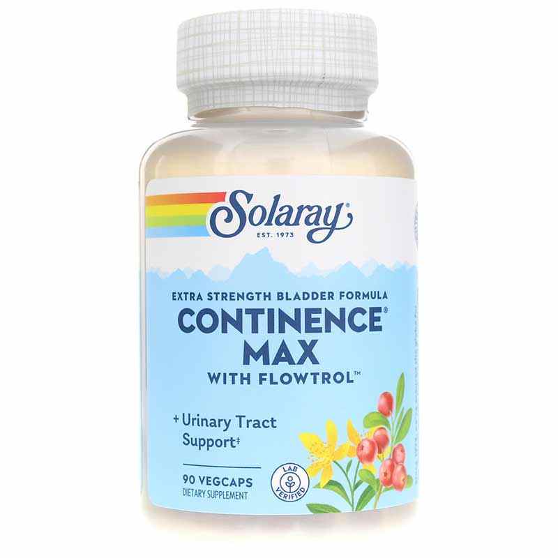 Continence Max with Flowtrol, Extra Strength, by Solaray