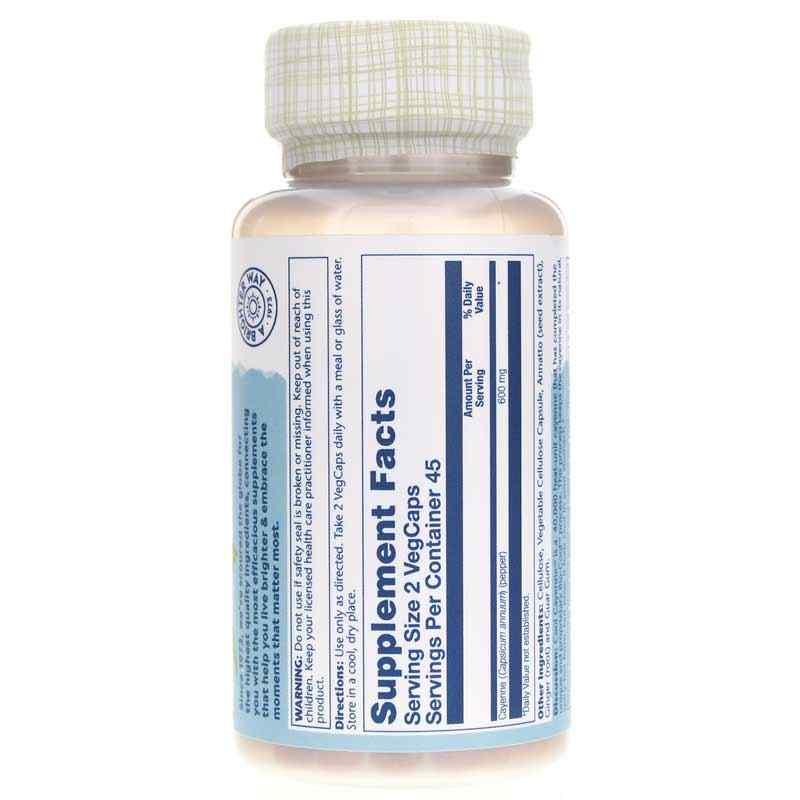 Cool Cayenne 40,000 Heat-Unit, by Solaray, image #2