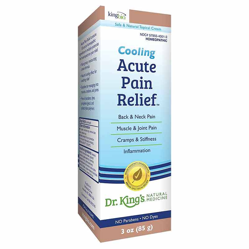 Cooling Acute Pain Relief, by King Bio