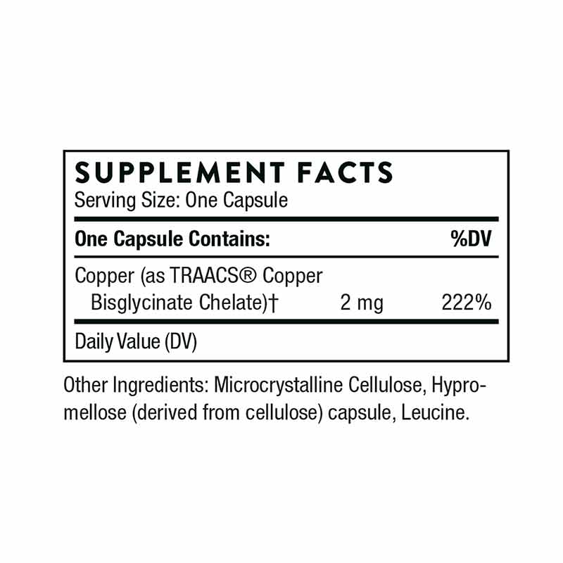 Copper Bisglycinate, by Thorne Research, image #3