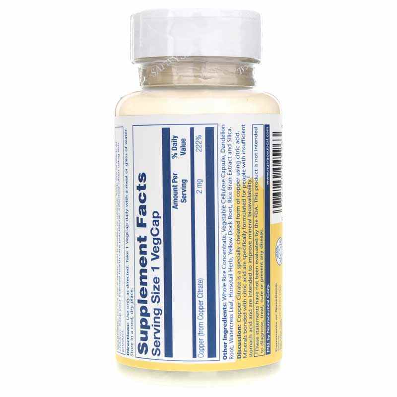 Copper Citrate 2 Mg, by Solaray, image #3