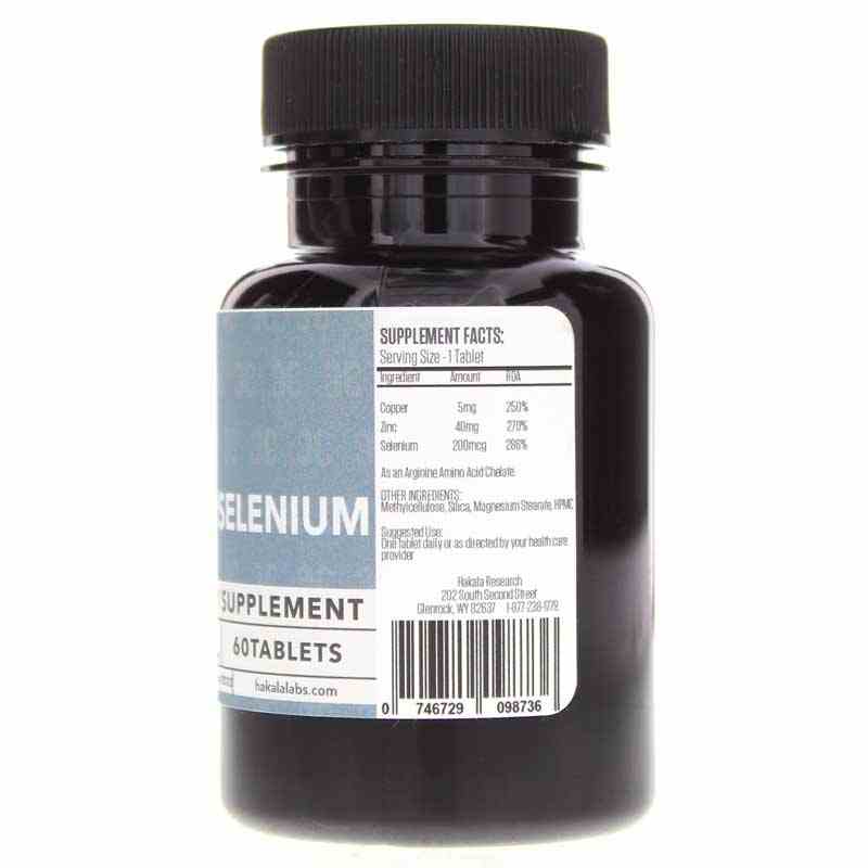 Copper/Zinc/Selenium, 60 Tablets, by Hakala Research, image #2