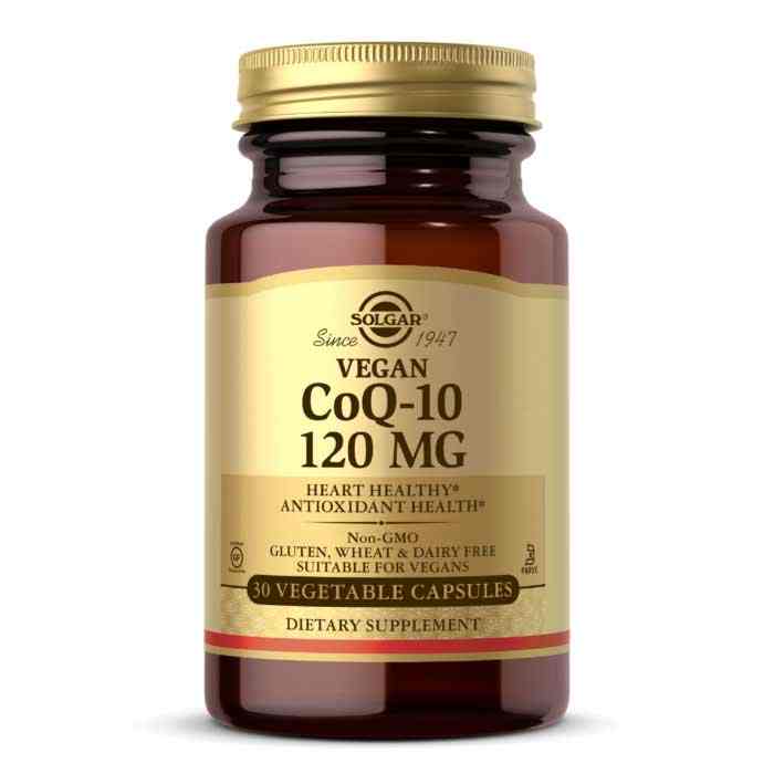 CoQ-10 120 Mg Vegan, 30 Veg Capsules, by Solgar