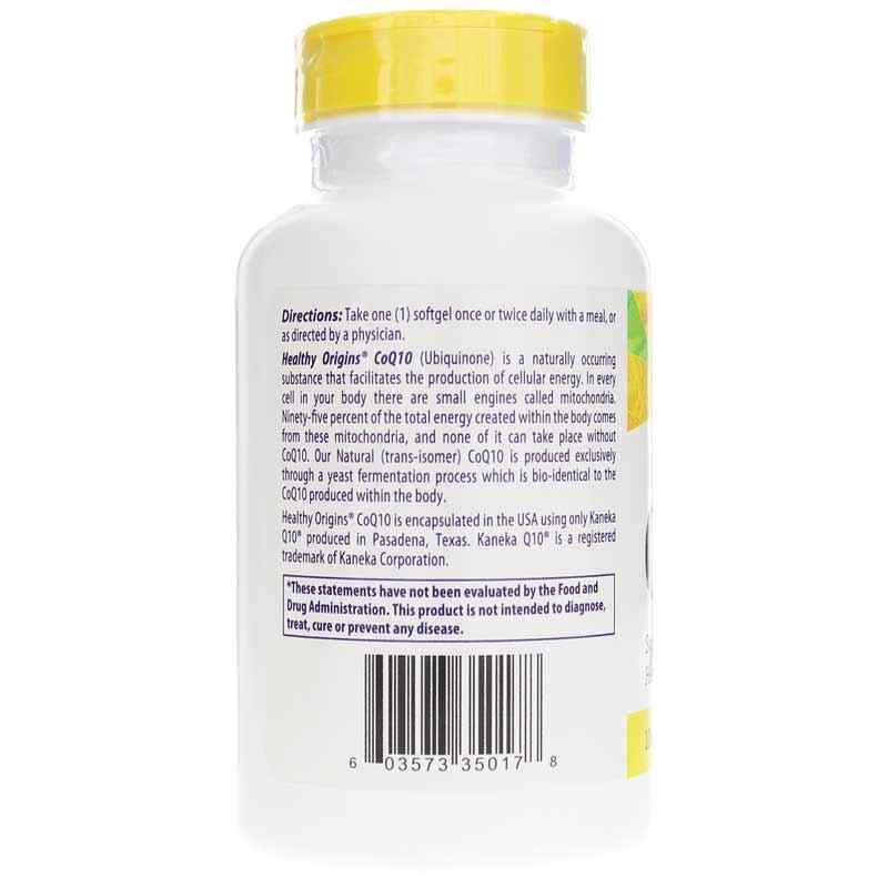 CoQ10 100 Mg, 150 Softgels, by Healthy Origins, image #3