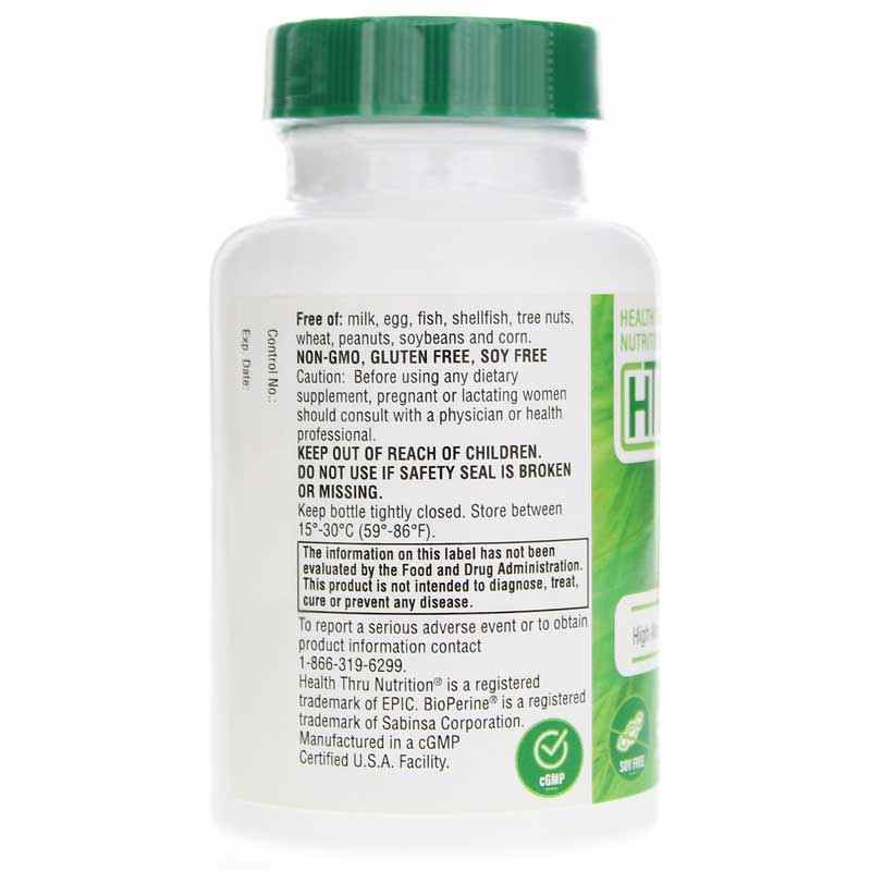 CoQ10 100 Mg with BioPerine, 60 Softgels, by Health Thru Nutrition, image #3