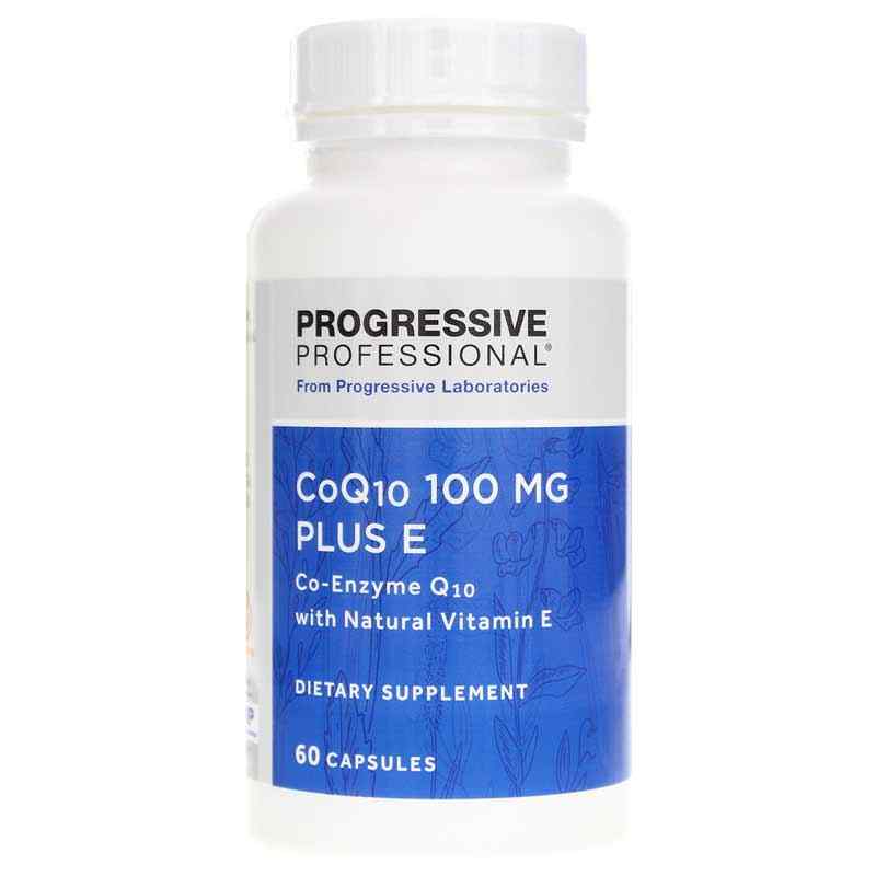 CoQ10 100 Mg Plus E, by Progressive Labs