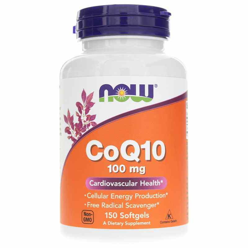 CoQ10 100 Mg Softgels, 150 Softgels, by NOW Foods