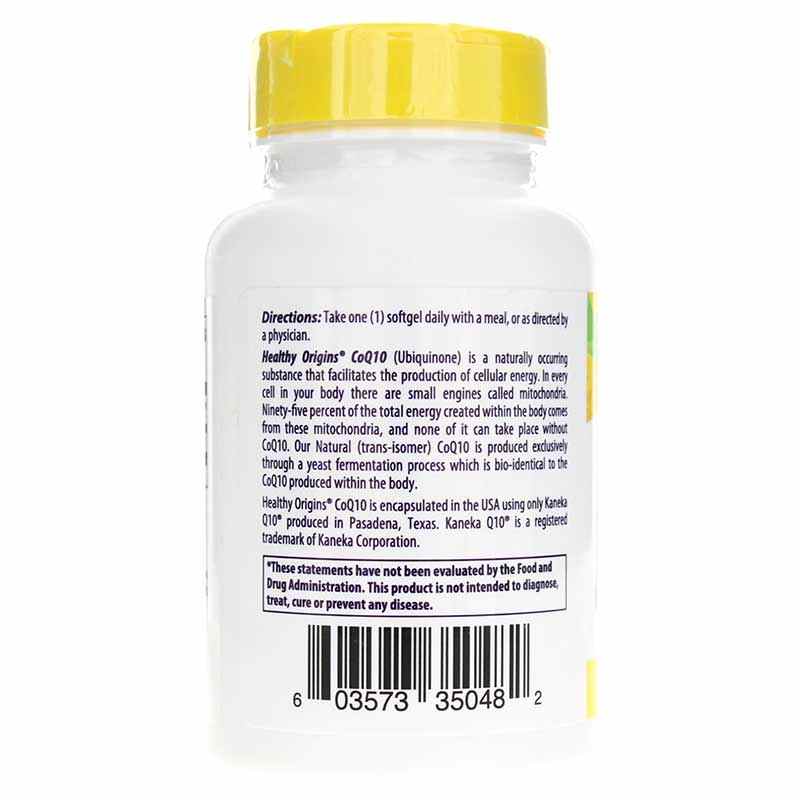 CoQ10 200 Mg, 60 Softgels, by Healthy Origins, image #3