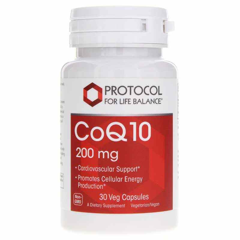 CoQ10 200 Mg, by Protocol For Life Balance