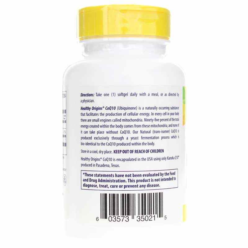 CoQ10 300 Mg, 60 Softgels, by Healthy Origins, image #3