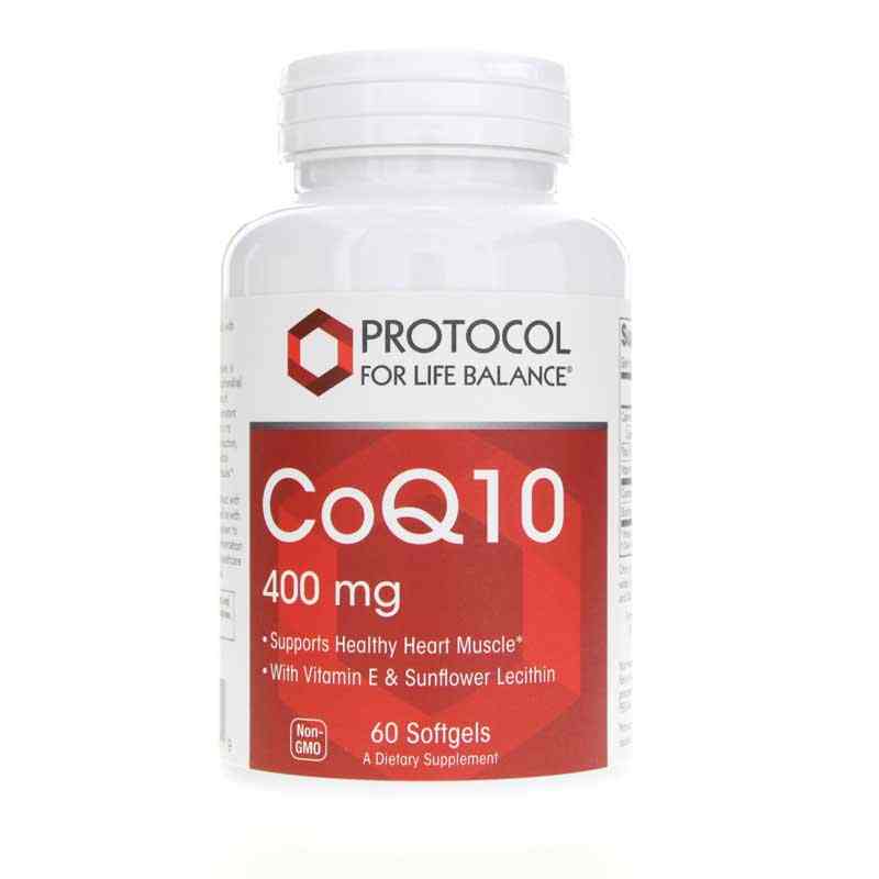 CoQ10 400 Mg, by Protocol For Life Balance