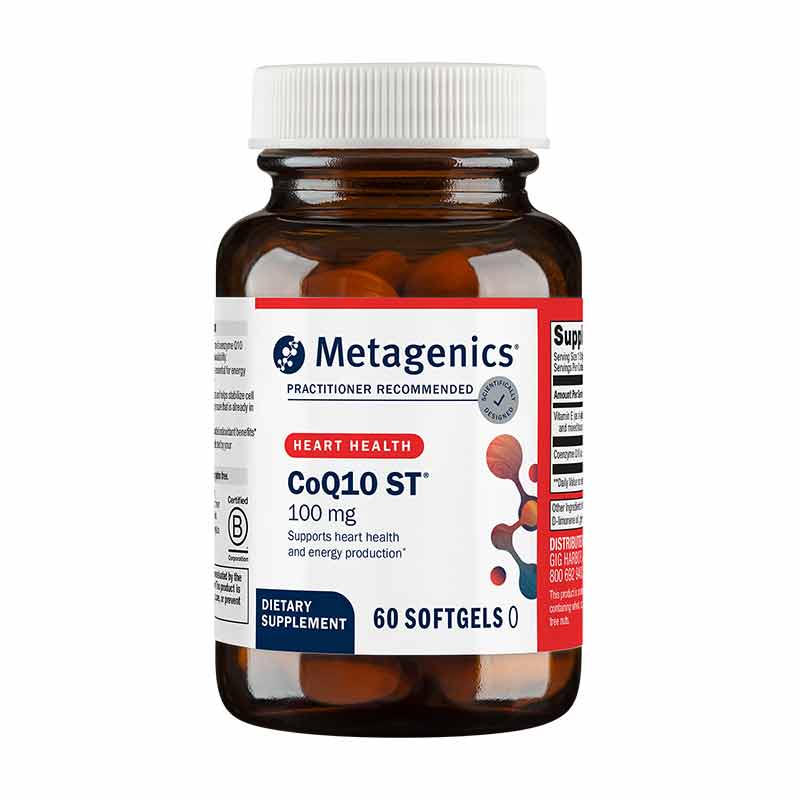 CoQ10 ST 100 mg, 60 Softgels, by Metagenics