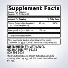 CoQ10 ST 100 mg, 60 Softgels, by Metagenics, image #2