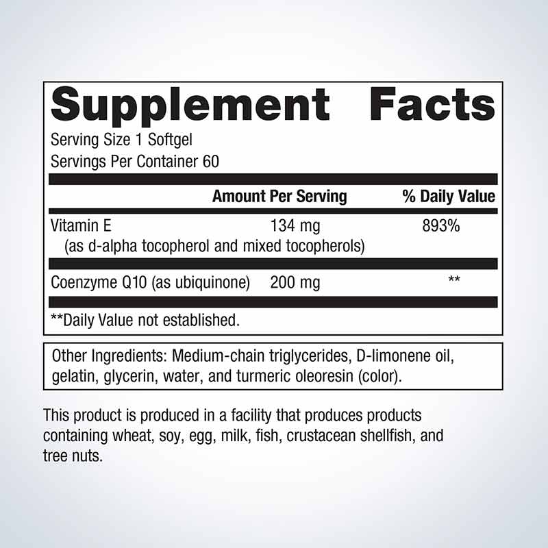 CoQ10 ST 200 mg, 60 Softgels, by Metagenics, image #2
