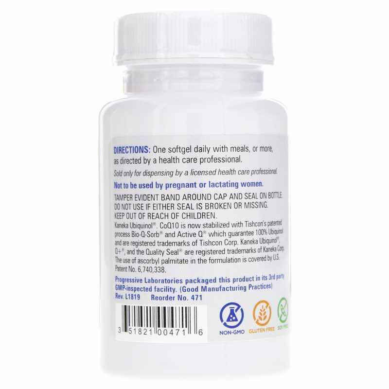 CoQ10 Ubiquinol, by Progressive Labs, image #3