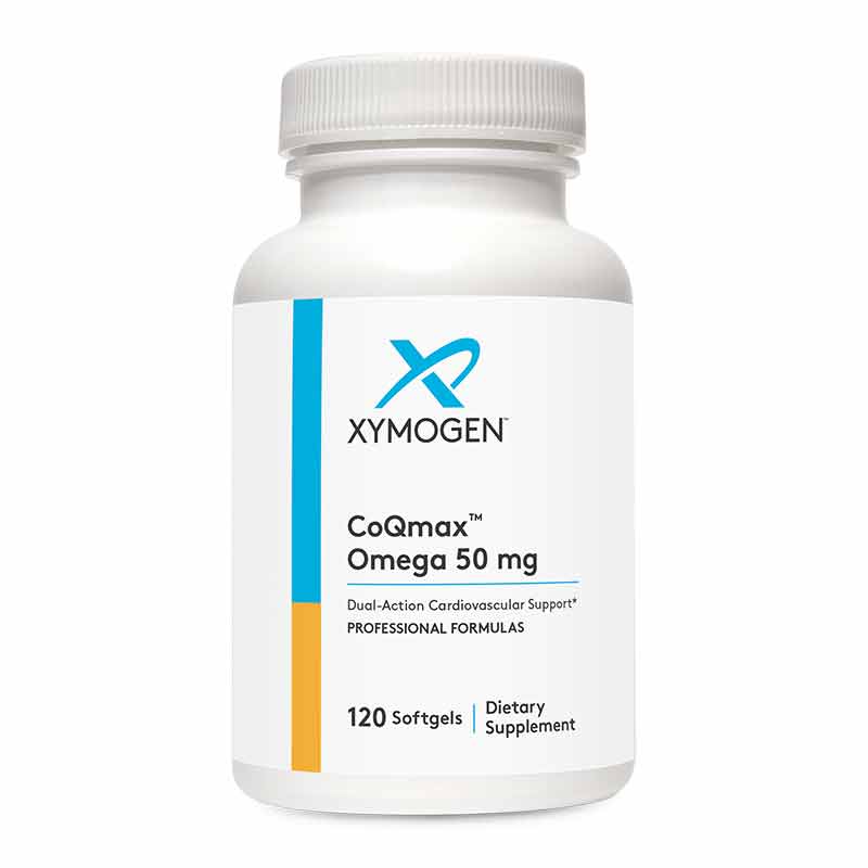 CoQmax Omega 50 Mg, 120 Softgels, by Xymogen